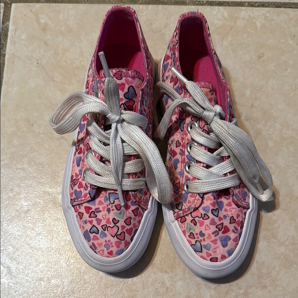 Paris Blues Kids Sneakers - Pink and White
